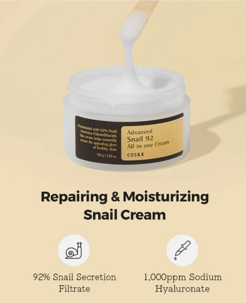 COSRX Snail Mucin 92% Moisturizer